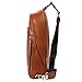 Leathario Men's Leather Sling bag Chest bag One shoulder bag Crossbody Bag Backpack for men