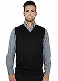 Blue Ocean Solid Color Sweater Vest