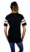 Marvel Womens Avengers Logo Varsity Football Tee Black