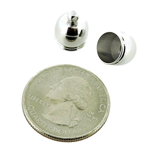 Jewelry Making End Caps Bell End Cap 12x10mm, Inner Diameter 8.5mm
