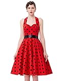 Halter Vintage Swing Dresses for Women CL4599/ CL6075