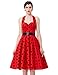 Halter Vintage Swing Dresses for Women CL4599/ CL6075