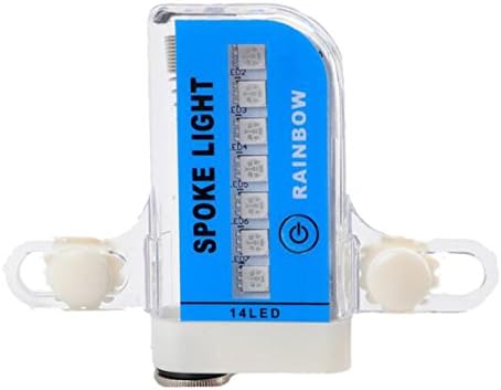 Cycling Bike Wheel Lights With 30 Different Patterns Changes - 14 LED Bright Bicycle Spoke Light Wheel Warning Light for Night Riding