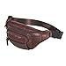 Polare Genuine Leather Fanny Pack/Waist Bag/Organizer (Classic Style)
