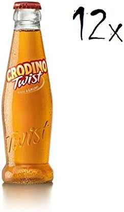 12x San Pellegrino Crodino Twist Non Alcoholic Aperitif Drink 175ml