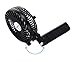 WIOR Rechargeable Fans Portable Handheld Fan Battery Operated Cooling Fan Electric Personal Fans Foldable Fans with Battery (Black)