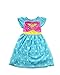 Justice League Big Girls' Wonder Woman Dressy Gown, Blue, X-Small
