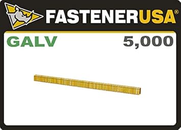 1 4 Leg X 1 4 Crown 18ga Galvanized L04 Staples 5m Box Amazon Com