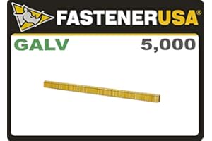 FASTENERUSA 1/4" Leg x 1/4" Crown 18GA GALV L04 Staples 5,000ct | L04