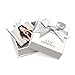 YFN 925 Sterling Silver Two-Tone Ship Anchor Rudder Pendant Necklace Jewelry for Women Girls (Red)