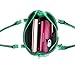 OURBAG Women Leather Handbags Fashion Top Handle Bag Cross body Shoulder Bag for Ladies Green Medium