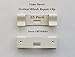 Amazing Drapery Hardware 25 Pack Vertical Blind Vane Saver ~ Ivory Curved Repair Clips ~ Fixes Broken Holes