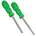 Gamebit Screwdriver Set, Security Screwdriver Bit Set 3.8mm and 4.5mm Security Screwdriver Bits Perfect fit for Virtual Boy, Opening Nintendo, Sega Consoles and Game Cartridges - Green