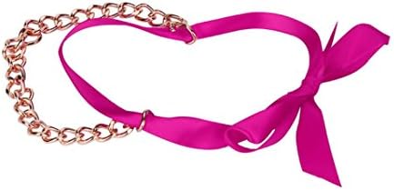 BEUU Beach Ribbon Chain Anklet New Fashion Women Sexy Ribbons Bow Anklets Foot Jewelry Anklet Bracelet Jewelry Fashion Chain Women'S Charm Silver Women Shoes Boot Boots Western Bling (Pink)