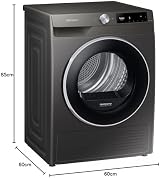Samsung Series 6 DV90T6240LN/S1 Heat Pump Tumble Dryer 9 kg Graphite view 9