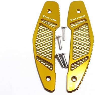 CNC Air Intake Cover Guard&Mesh Grilles for Yamaha MT FZ 09 MT-09 FZ-09 2013-2016 (Gold, Gold)
