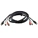 S-Video & Two RCA Audio Cables Combo, Gold Plated – 3 Feet
