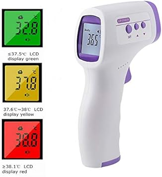 Infrarood Thermometer Voor Koorts Voorhoofd Voorhoofd Thermometer Voor Volwassenen En Baby Non Contact Digitale Thermometer Digitale Met Hoge Temperatuur Alarm Herinnering Amazon Nl
