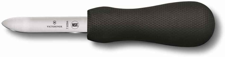 Victorinox Austernöffner, gebogene Klinge, ergonomischer Griff, spülmaschinengeeignet, schwarz