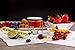 Crabaholik 2-Piece Ceramic Butter Warmers Set | Premium Quality Red Ceramic Fondue Warmers Pots | Melted Butter Melters with Sturdy Metallic Stands | Dishwasher Safe ● Elegant ● Original Gift Idea