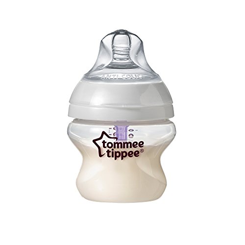 Tommee Tippee Closer to Nature Anti-Colic Bottles, 5 Ounce, 2 Count (Packaging may vary)