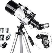 Stilnend Telescope 70mm Aperture 500mm AZ Mount Astronomical Refractor Telescope for Kids Adults & Beginne