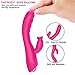 Cordless Wireless USB Rechargable Silent Waterproof Dual Motor 30 Speeds Mode Soft forwomen More Convenient for Bedroom Vibartion Handheld (Color:Rose Red)thumb 3