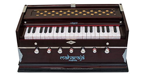 MAHARAJA HARMONIUM, Buy 7-STOP, DARK MAHOGANY WITH BAG AND BOOK (US-PDI-FJA)