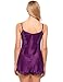 Ekouaer Women’s Sleepwear Sexy Satin Lace Romper Jumpsuit Short Pajama Set