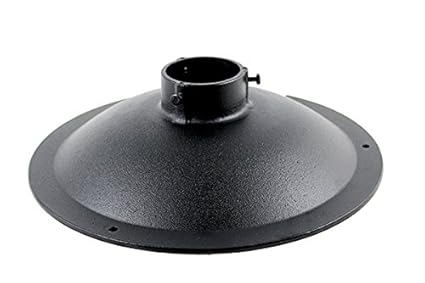 Amazon Com Everglow Mhp Aluminum Black Post Base For 3 Post Aba