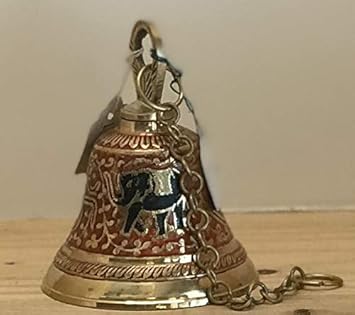 Ans Handicrafts Brass Lord Vishnu Dashavatar Wall Hanging Bell For