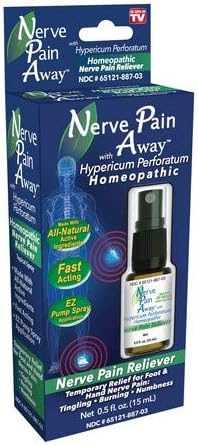 Nerve Pain Away with Hypericum Perforatum Homeopathic 0.5 fl. oz. (15mL)