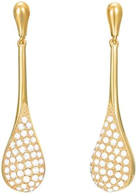 Esprit Brass Atropia Gold Women Drop Earrings-ESER03072B000
