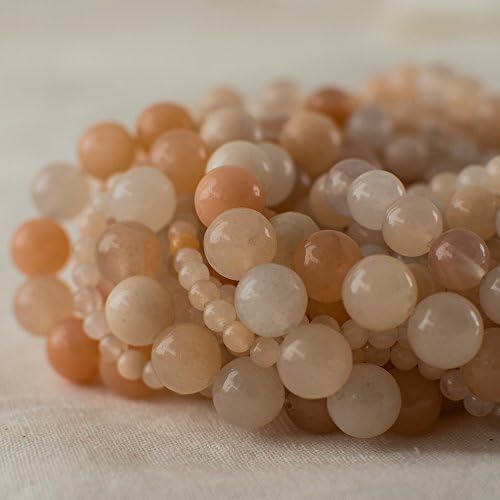 Grade A Natural Pink Aventurine Semi-Precious Gemstone Round Beads - 8mm