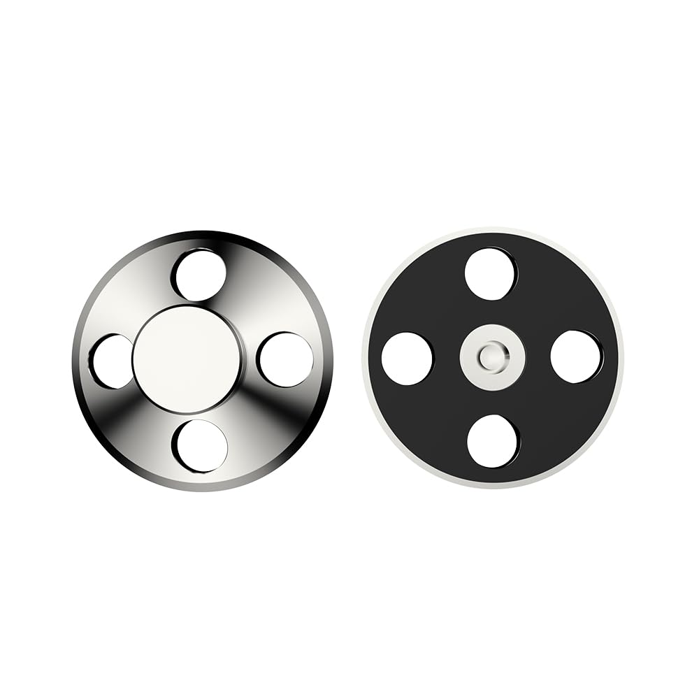Vinyl Record Weight LP Vinyl Record Player Metal Disc Stabilizer Record Weight with Soft Bottom Padding Stabilization Speed for Turntable (LP107S)