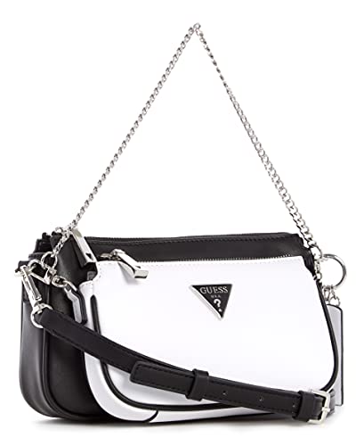 guess arie double pouch crossbody bag
