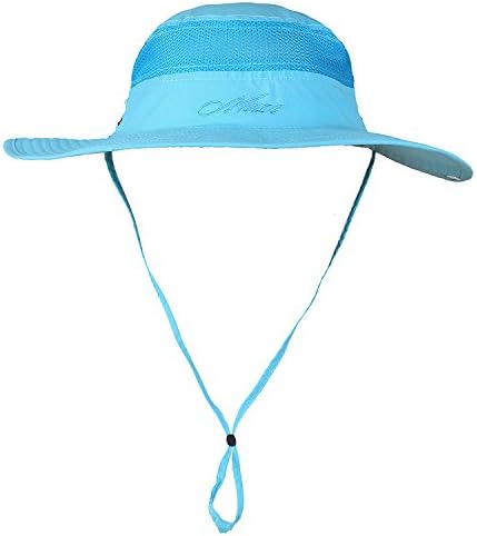 Camping Hat Outdoor Quick-dry Hat Sun Hat Fishing Cap (azure1)