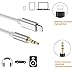 (Apple MFI Certified) Aux Cord for iPhone Xs XR X 8 7 Plus, Lightning to 3.5 mm Headphone Jack Adapter Aux Cable for Car Support iOS 11 12(White)
