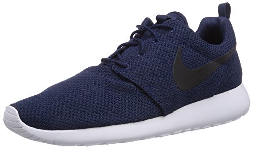 Nike Mens Rosherun Midnight Navy/Black/White Running Shoe 11.5 Men US
