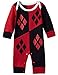 A&J DESIGN Baby Girls' Harley Quinn Long Sleeve Romper 9-12 Months