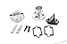 CDHPOWER Reed Valve Air Intake Kit 40mm/Reed Valve Kit 40mm/Reed Valve 40mm Air Manifold Intake Set for 2 Stroke Gas Motor Engine kit Bike