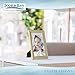 Icona Bay 4x6 Picture Frames (6 Pack, Gold) Picture Frame Set, Wall Mount or Table Top, Set of 6 Inspirations Collection