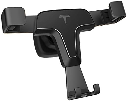 VICUNA POLO Car Phone Holder Universal Air Vent Gravity Car Mount with 360 Degree Rotation Joint &amp; Anti-Scratch Silicone Clips for iPhone X/8/7/6s/Plus/5S and other 4-6 Inch Smartphones (black)