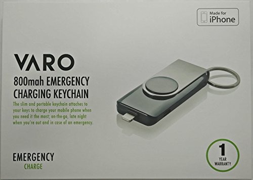 Varo 800mah emergency charge keychain powerbank - iphon…