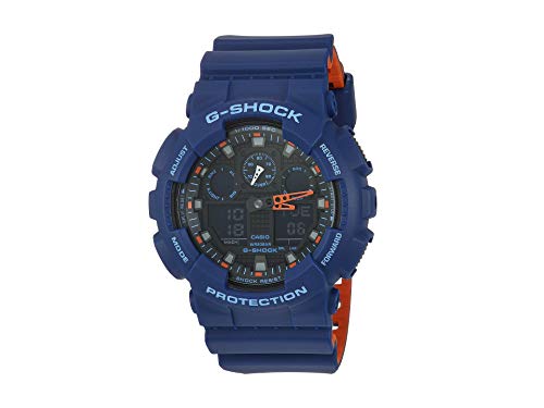 Casio-Mens-G-Shock-Quartz-Watch-with-Resin-Strap-Multi-288-Model-GA-100L-2ACR