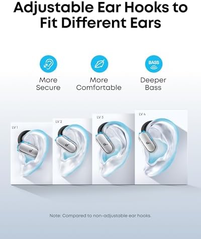 V40i de Anker Auriculares Open-Ear, IP55, 21 h