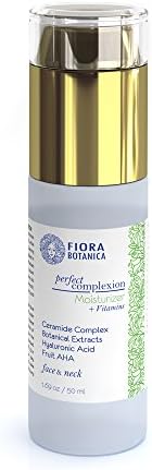 Fiora Botanica Perfect Complexion Natural Face Moisturizer Noncomedogenic Anti-Aging Anti-Wrinkle Cream for Women and Men.