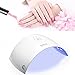 Gel Nail UV Light Nail Led UV Lamp for Gel and Regular Polish Kit SUN9C 24W Shellac Nail Polish Dryer Kit with UV Light Both Manicure and Pedicure - 1 Year Replacement Warranty