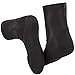 Seavenger High Cut Beach Socks with Grip Sole for Sand, Volleyball, Snorkeling, Diving, Wading (Black, Large)