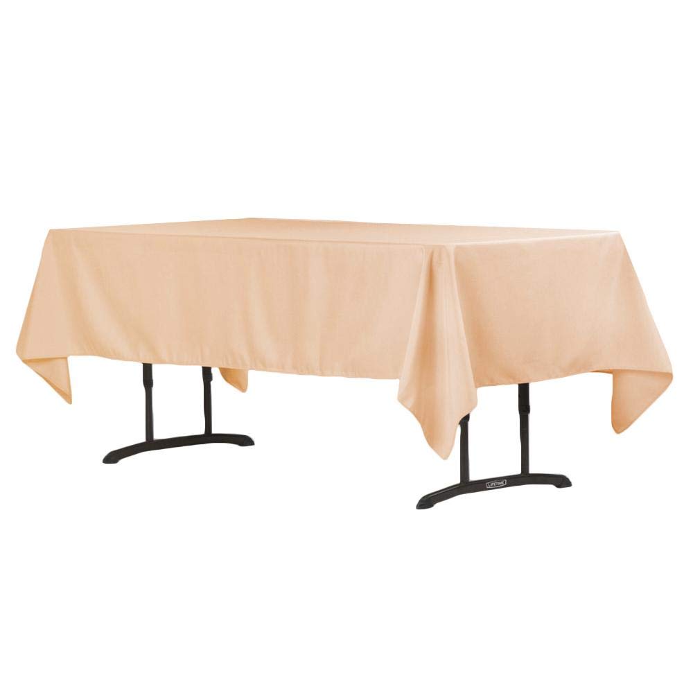 RCZ Decor Polyester Tablecloth | 1 Piece | Champagne | Rectangular - 1.5 m x 3 m
